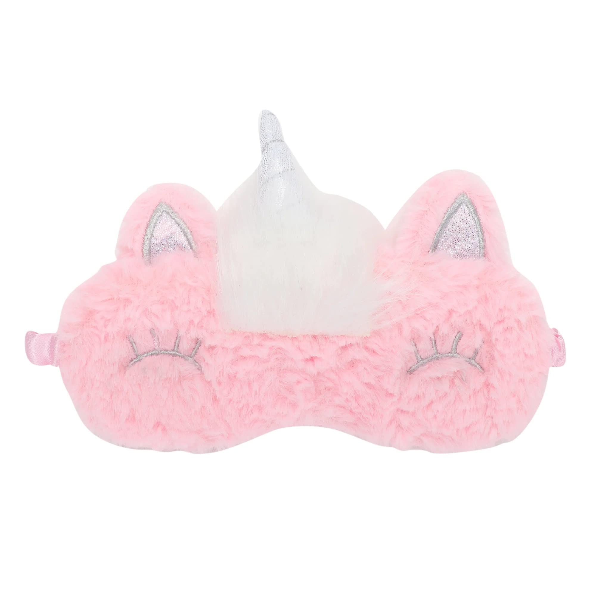 Hamster Cotton London Cute Plush Unicorn Eye Sleeping Masks For Girls, Mask For Stress Release, Deep Sleep, Meditation, Puffy Ey