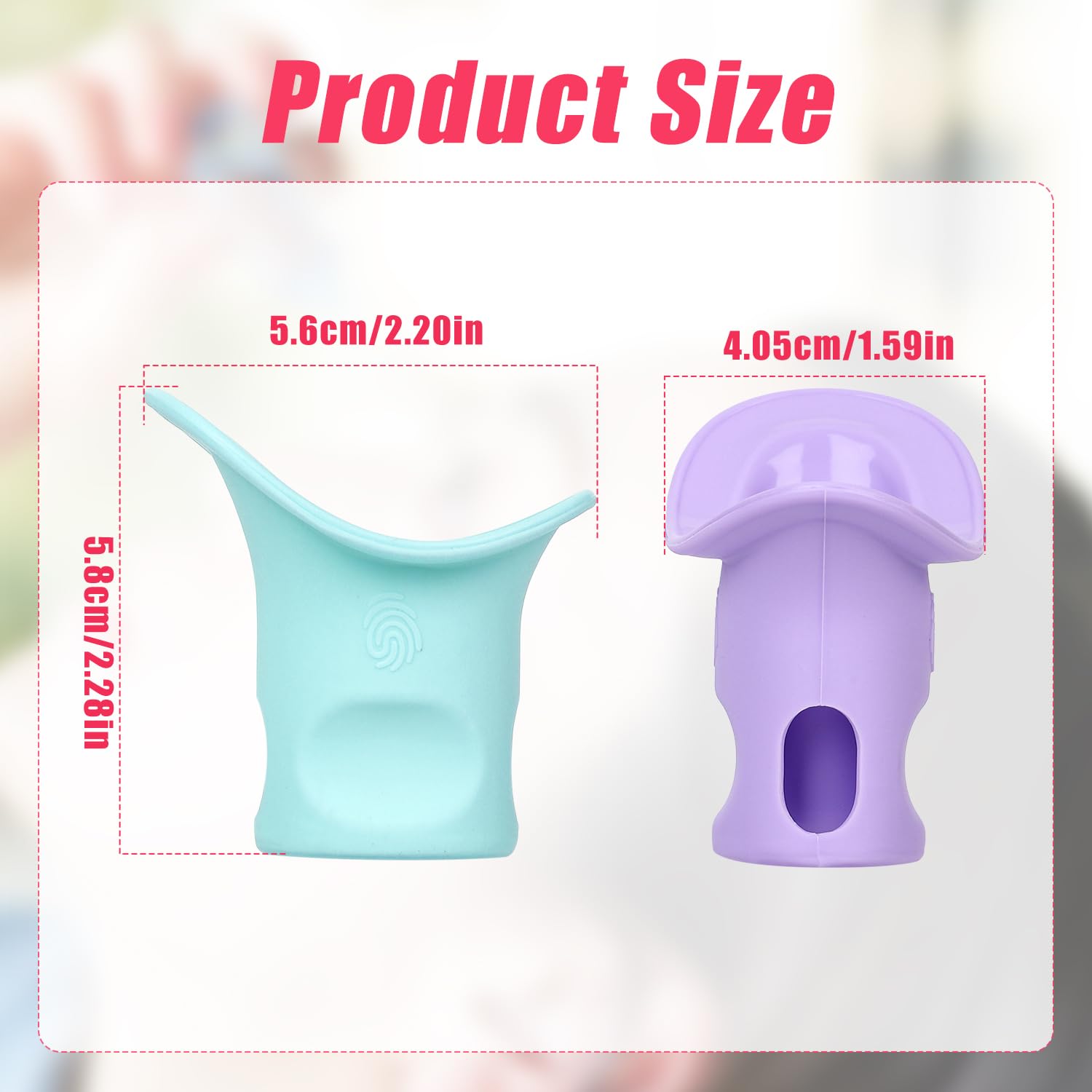 2pcs Eye Wash Cup, Hanging Silicone Eye Rinse Cup Portable Eye Flush Cup Reusable Eye Washer Cleaning Tool for Remove Dust Makeu