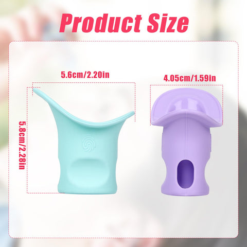 2pcs Eye Wash Cup, Hanging Silicone Eye Rinse Cup Portable Eye Flush Cup Reusable Eye Washer Cleaning Tool for Remove Dust Makeu