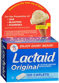 Lactaid Original Lactase Enzyme Supplement Caplets-120ct (Quantity of 2)