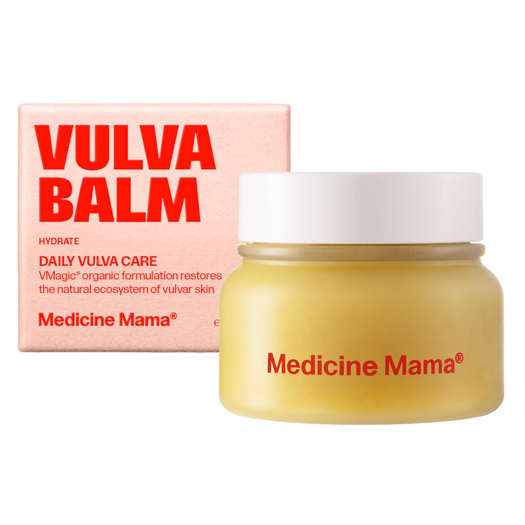 VMAGIC by Medicine Mama Organic Vulva Balm - Intimate Skin Care, Menopause Support - Relieves Feminine Dryness, Itching, Burning