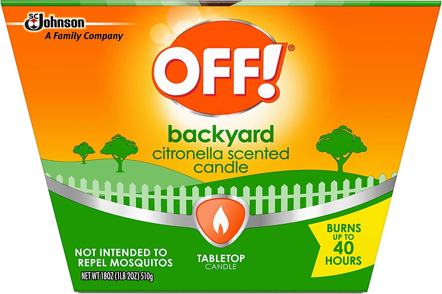 Off! Citronella Bucket Candle 18 Ounce (Pack of 1)