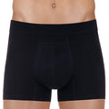 PROTECHDRY - Washable Urinary Incontinence Cotton Boxer Brief Underwear for men with Front Absorbent Area, Black X-Large