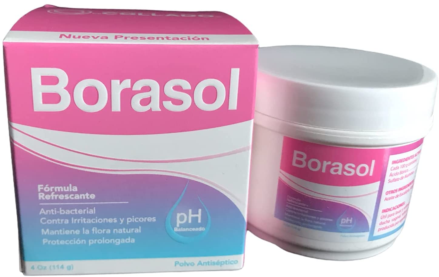 Antiseptic Powder Refreshing Deodorant and Vaginal Wash 4 OZ