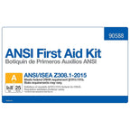 First Aid Only 90562 ANSI A 2015 and OSHA Compliant First Aid Kit, 25-Person Emergency First Aid Kit for Business, Home, Car, an