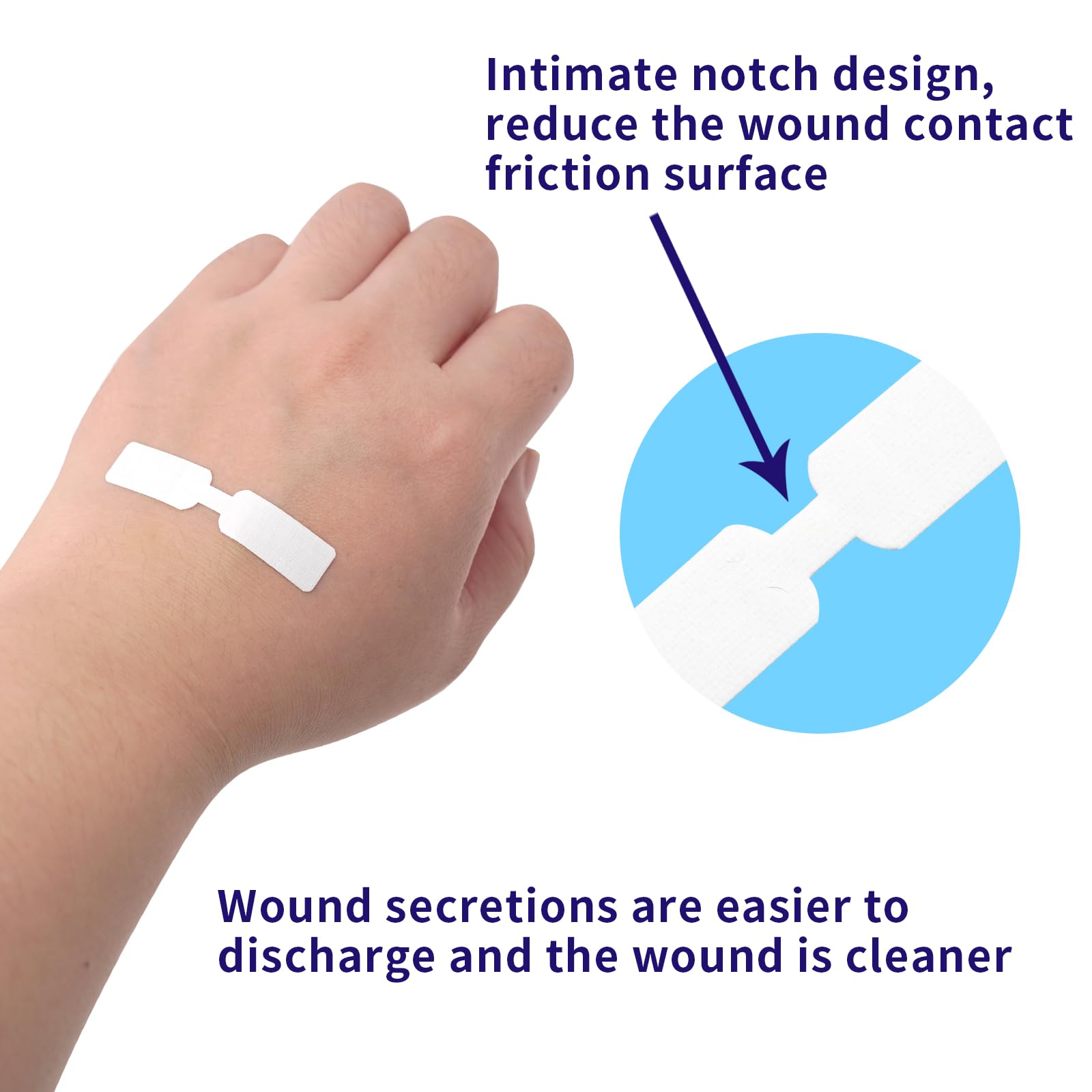 120PCs Waterproof Butterfly Adhesive Closure Strips Wound Bandages for Small Wound