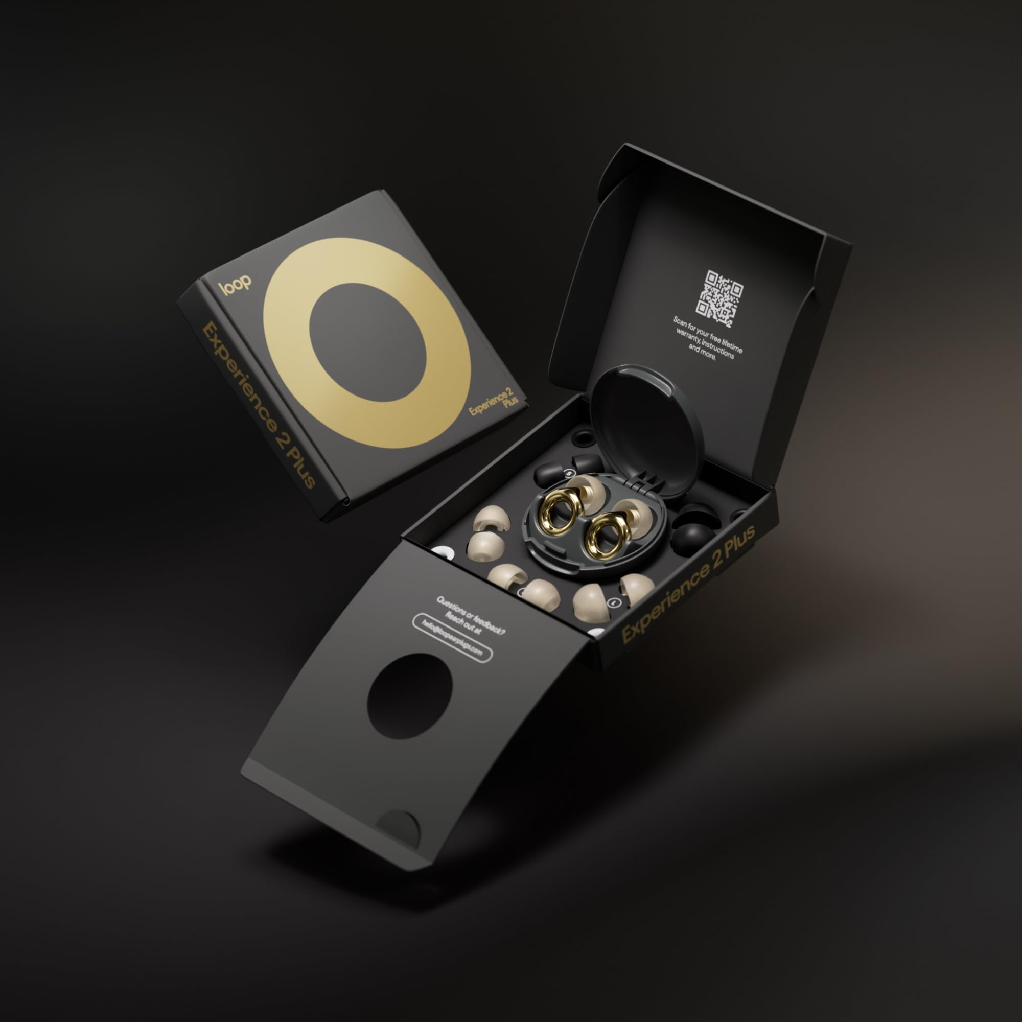 Loop Experience 2 Plus Ear Plugs - Stylish Certified Hearing Protection for Concerts & Festivals, Live Events, Sports, DJs & Nig