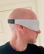 ALASKA BEAR Sleep Mask Side Sleepers Headband Design, Soft Eye Shades for Men and Women 100% Blackout Mask Extra-Plush, Pale Gre