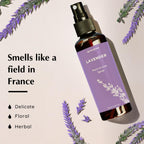 Lavender Room, Linen & Pillow Spray by Aromafume | 100ml/3.38 fl oz | with Pure Lavender Essential Oil | Aromatherapy Spray for