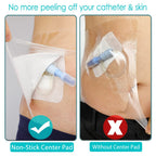 Waterproof Dialysis Port Shower Cover Pd Catheter Shower Shields Dialysis Catheter Shower Protector 9x9 Picc Line Adhesive Banda