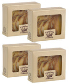 Fabulous Frannie Patchouli Essential Oil Herbal Soap Gift Set each made with Pure Essential Oil 4 Ounce (Pack of 4) 
