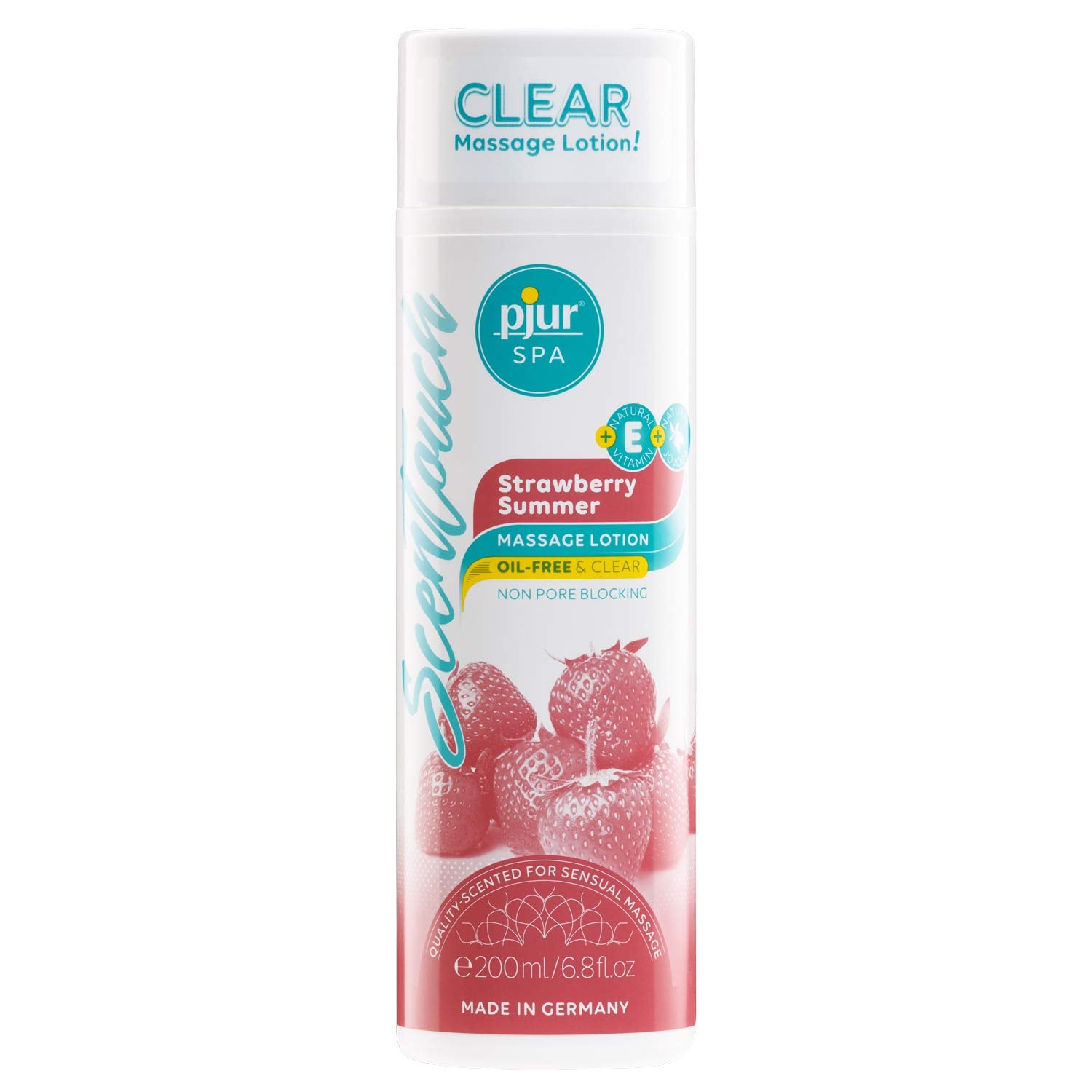 (D) PJUR SCENTOUCH STRAWBERRY SUMMER MASSAGE LOTION 200ML