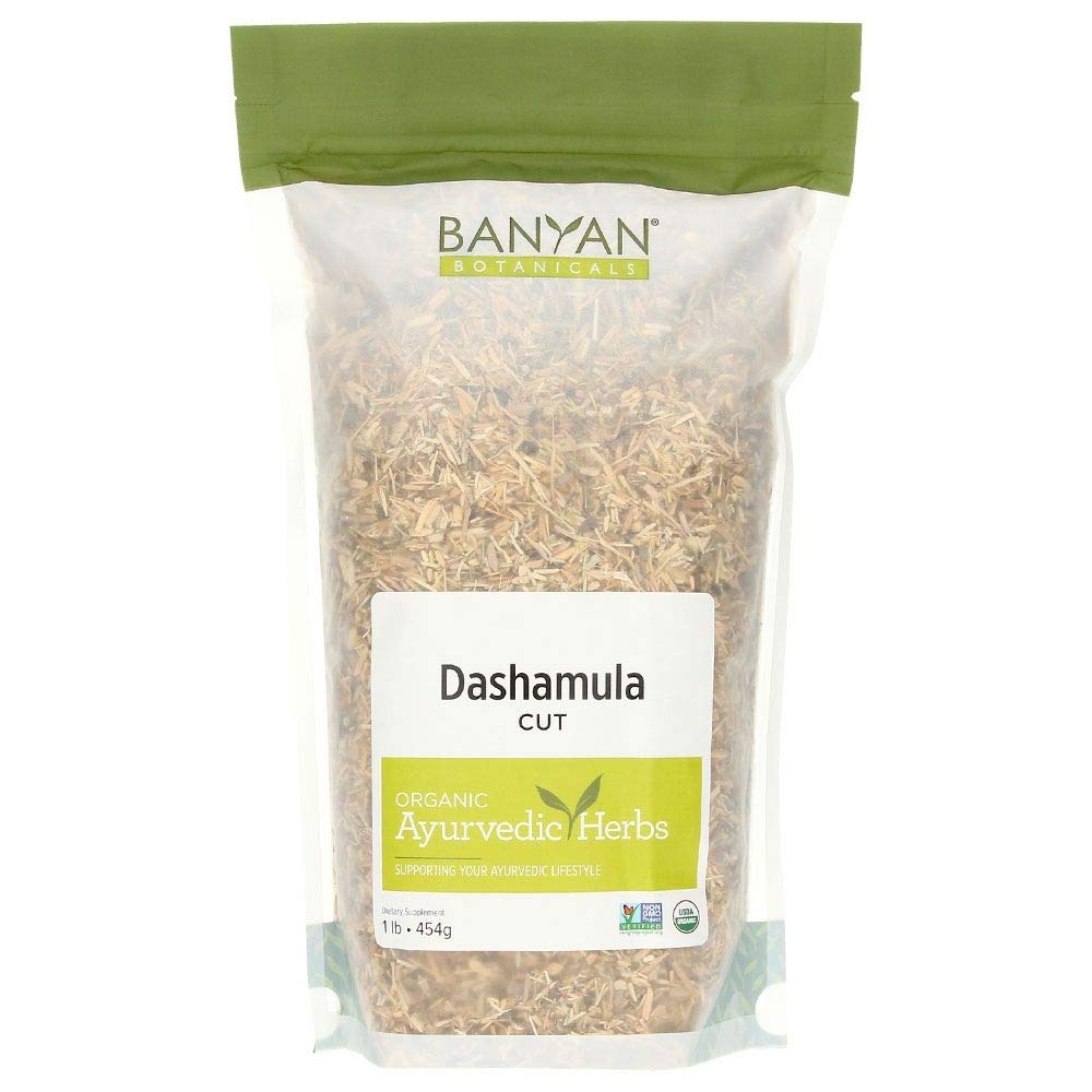 Banyan Botanicals Dashamula Whole - Certified Organic, 1/2 Pound - A Traditional Ayurvedic Formula for pacifying vata and Suppor