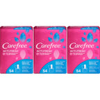 Carefree Acti-Fresh Regular, 54 Count (Pack of 3)