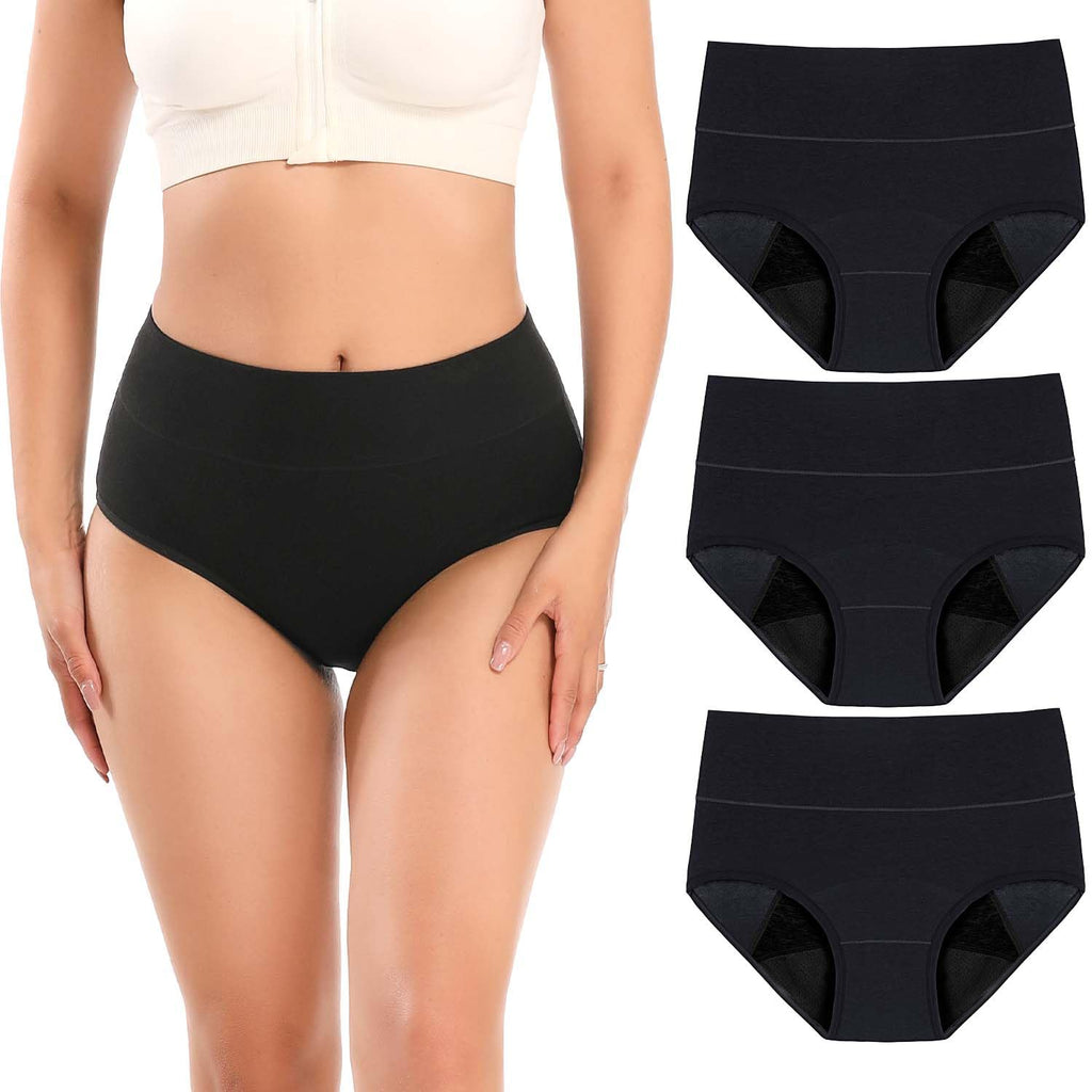 Molasus Incontinence Underwear for Women High Absorbency Period Leakproof Cotton Underwear Heavy Flow Menstrual Protective Panti