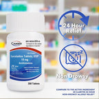 Camber Loratadine 10mg Allergy Pills, Antihistamine 24 Hour, Non Drowsy Allergy Relief (100 Tablets)