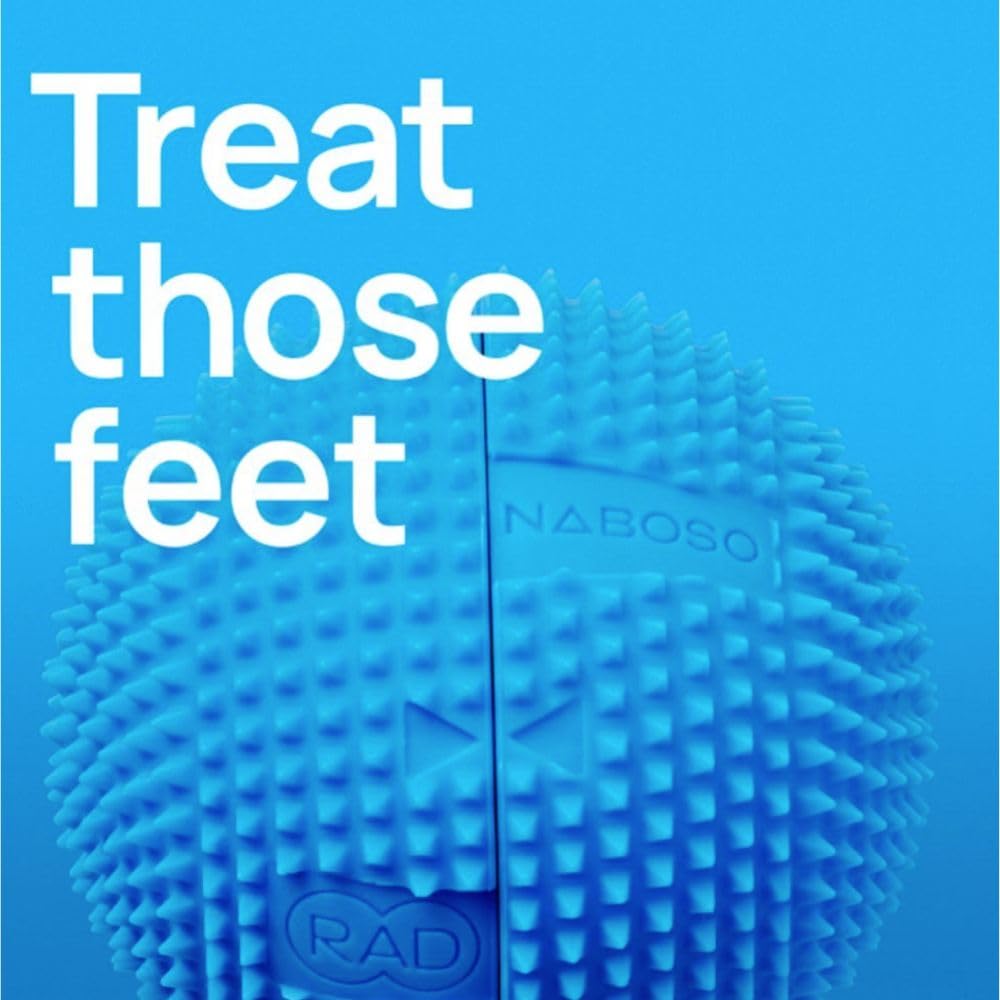 NABOSO Neuro Ball, Foot Myofascial Release Tool, Textured Massage Ball for Feet, Self Massage, Mobility and Recovery