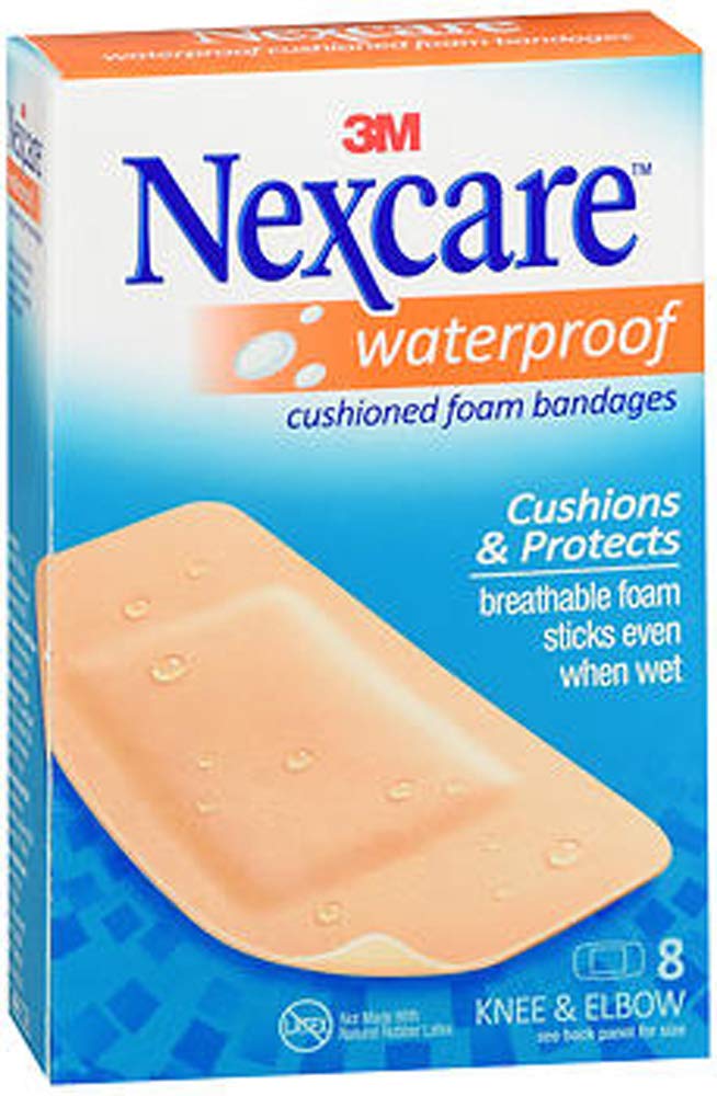 Nexcare Active Bandages, Extra Cushion, Knee & Elbow, 8 ct.
