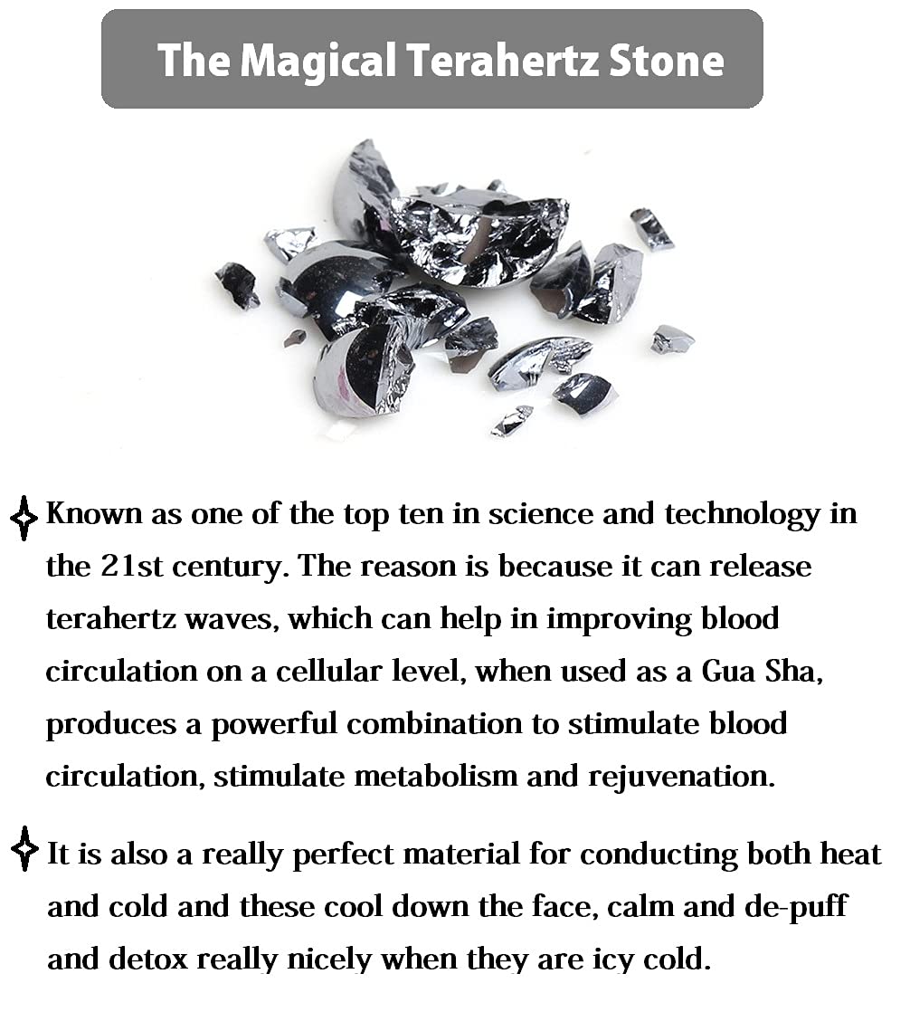 SAEEYCUE-Terahertz Stone Gua Sha Scraping Tools Facial Gua Sha Tools