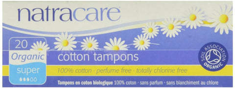 Natracare Tampons Super 20 ct ( Multi-Pack of 5 boxes)