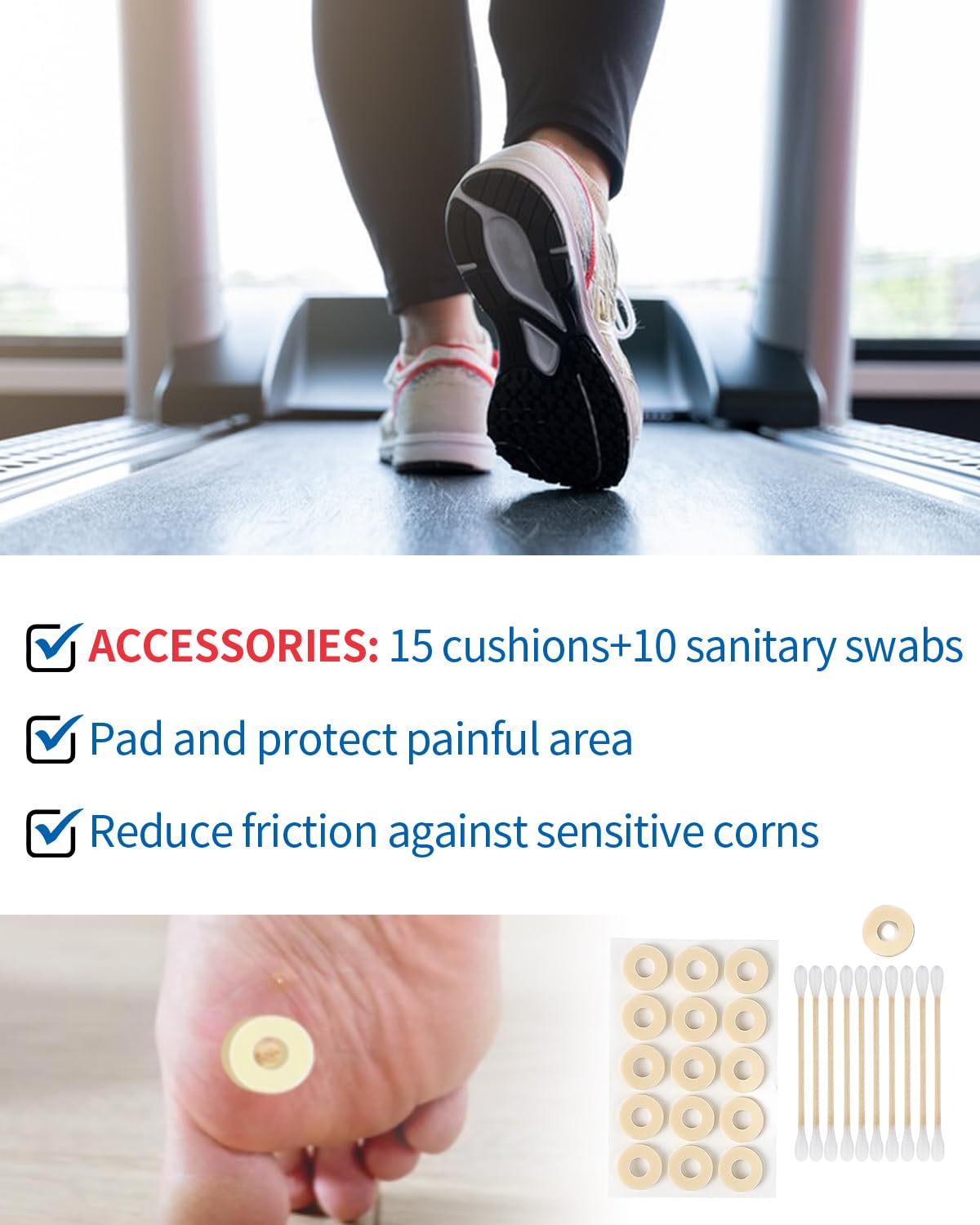 MQ Professional Corn & Callus Remover Liquid for Feet & Toes - Fast Acting for Corn Removal, Hard Skin & Dead Skin - Includes 15
