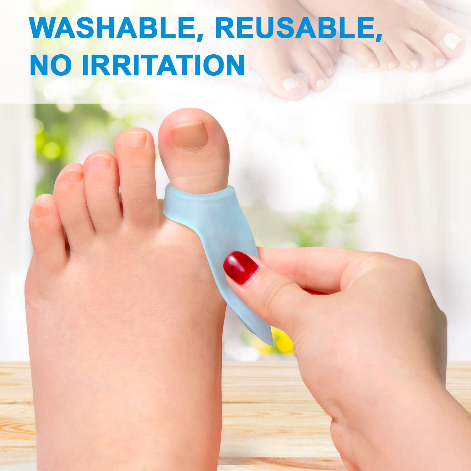 Promifun Bunion Cushions and Protectors, 12 Pieces of Bunion Pads and Cushions, Bunion Corrector for Big Toe, Relieve Foot Pain
