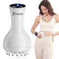 ZY ZERYEW 3-in-1 Handheld Lymphatic Drainage Massager with Red Light, Heat & Vibration - Cordless Anti Cellulite Massage Tool fo