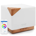 ASAKUKI Smart WiFi Essential Oil Aromatherapy Diffuser, Easy Connect with Alexa and Google Home Phone App Voice Control 700 ml U