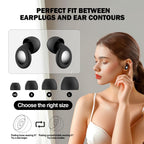 Ear Plugs for Sleeping Noise Cancelling,Comfortable Silicone Earplugs for Sleeping Hearing Protection Ear Plugs for Sleep, Focus