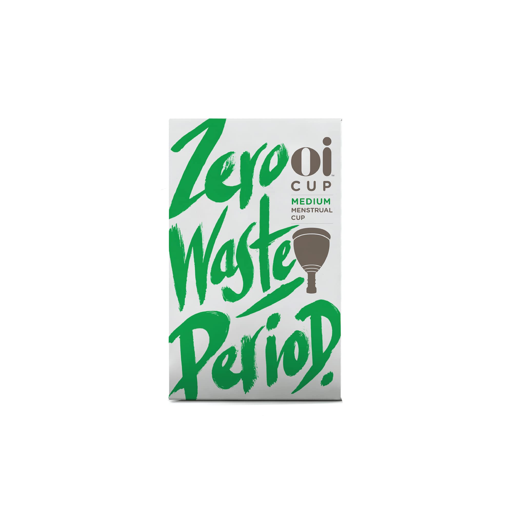 Oi | Organic Initiative - Menstrual Cup | Medium - Adult, Wear for 8 hrs | Reusable, Leak Free (25 ml) - Tampon and Pad Alternat