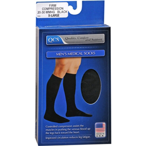 Socks Mens 20-30 F/S Blck**KPP Size: X-LGE