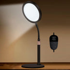 Sozapooty Light Therapy Lamp, UV-Free 10000 Lux Light Therapy Desk Lamp with 360 Gooseneck & 9 Brightness Happy Therapy Light fo