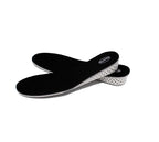 HappyStep Full Length Memory Foam Height Increase Insoles for Men Size 5-10 (1 Pair 3cm Height Insoles) Black