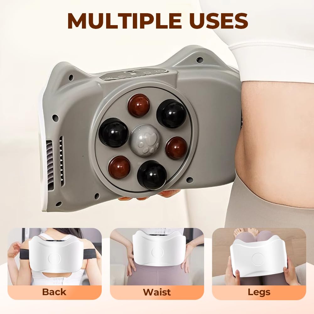 Electric Wireless Abdominal Massager for Fat Burning and Digestion with 3 Massage Modes, 2025 New Portable Massager for Improvin