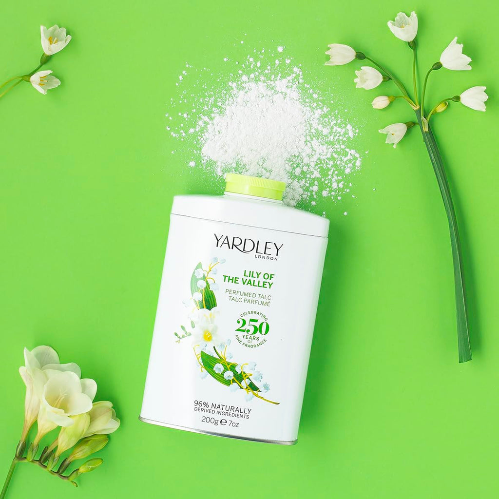 Yardley London Lily of The Valley Perfumed Talc Powder 7oz 200g