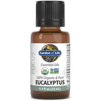 Garden of Life Essential Oil, Eucalyptus USDA Organic & Pure, Undiluted & Non-GMO for Diffuser, Aromatherapy, Meditation, Clarit
