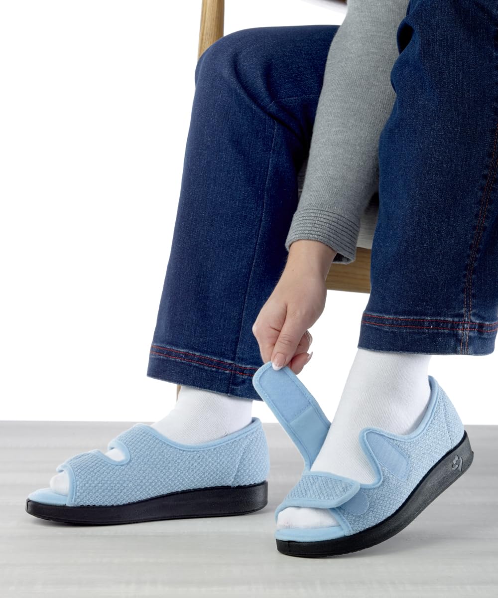 Silverts Recovery Sandals Women, Diabetic Shoes for Women, Extra Wide Slippers for Women, Diabetic Slippers for Women Wide Width
