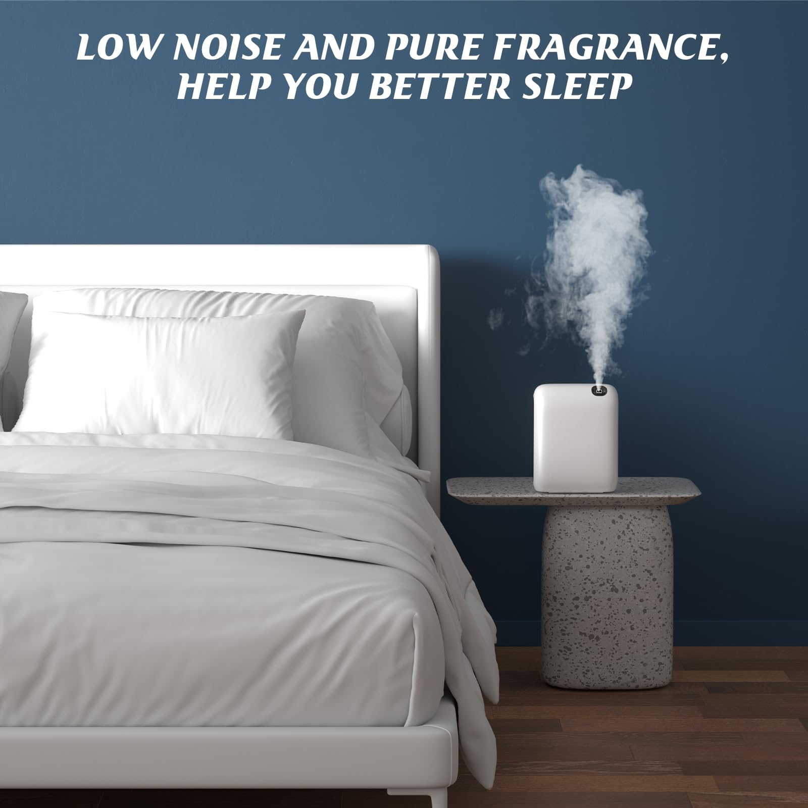Barthelemy Scent Air Machine for Home, 1500 Sq. Ft Coverage Waterless Essential Oil Diffuser with Smart Cold Air Technology, Blu