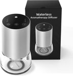 Waterless Diffuser,Metal Housing Waterless Essential Oil Diffuser,Waterless Diffusers for Home Car Room Office Hotel Bathroom Li