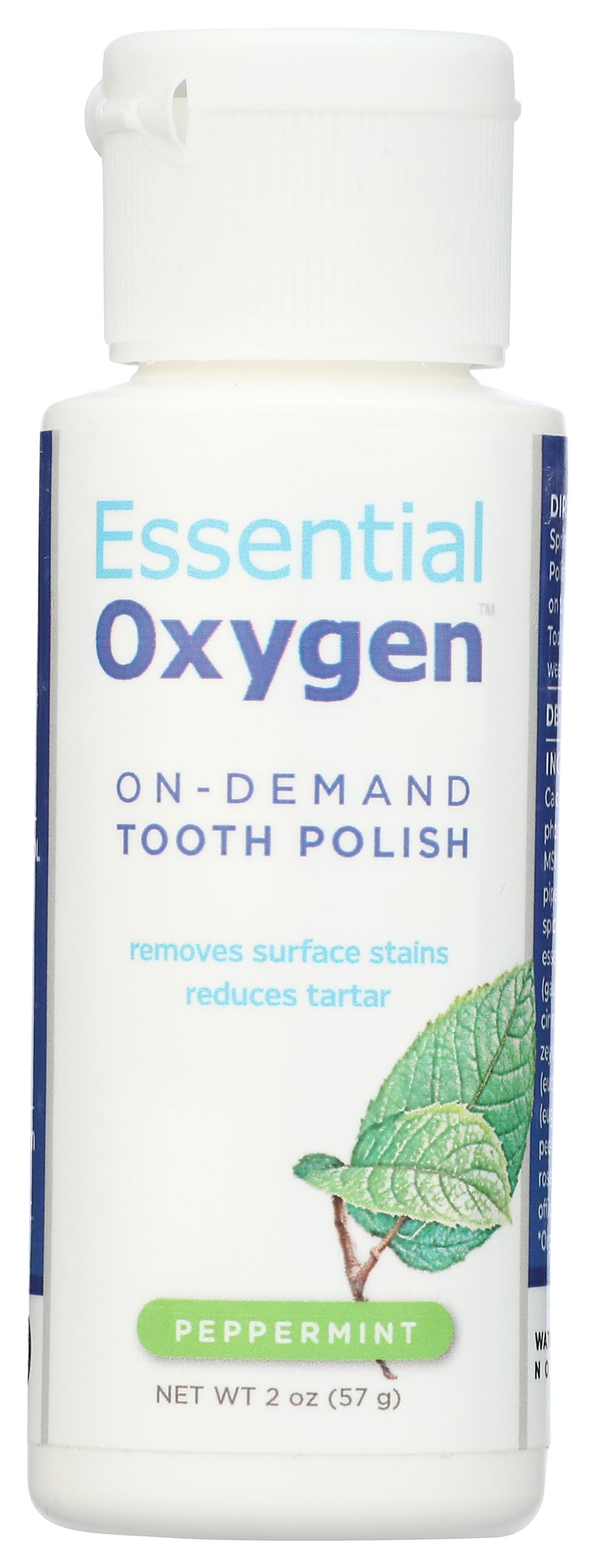 ESSENTIAL OXYGEN Organic Mint Tooth Polish, 2oz