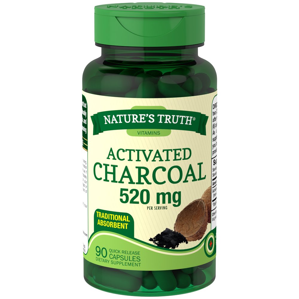 Nature s Truth Activated Charcoal, 1 Pack