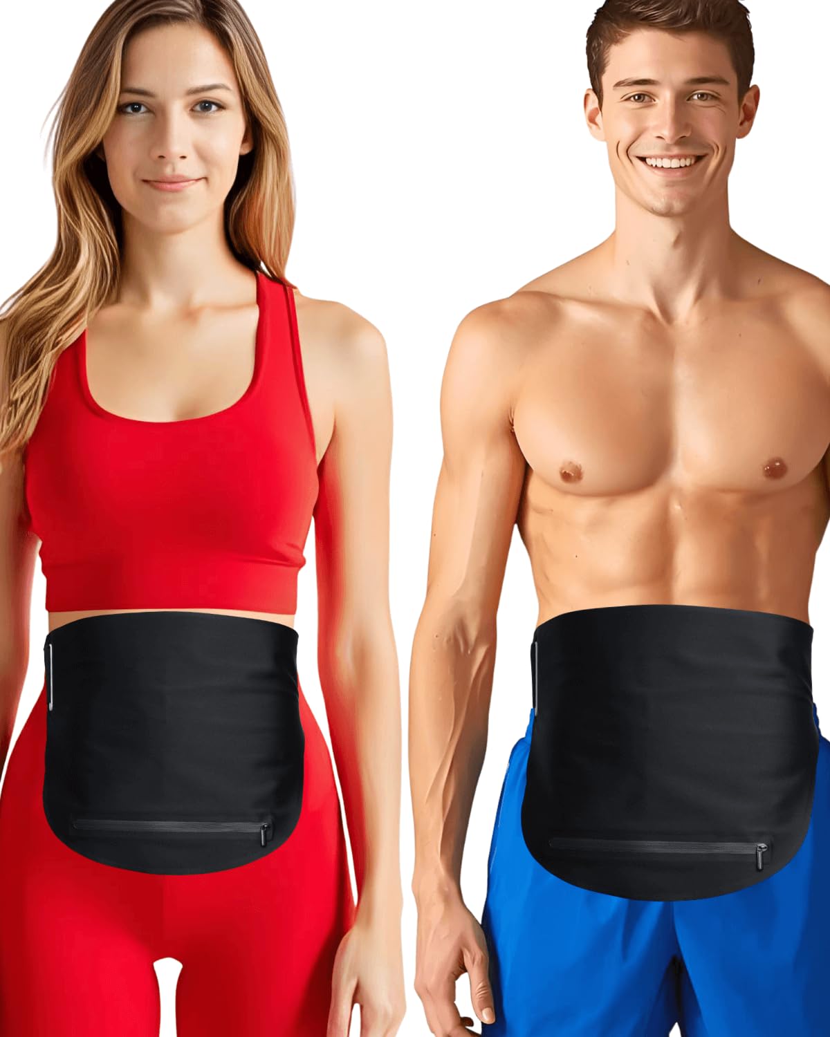 Caredgitz Ostomy Belt, Ostomy Bag Covers for Women, Discreet Colostomy Bags Cover for Men, Ileostomy Bag Covers Leak Proof, Adju