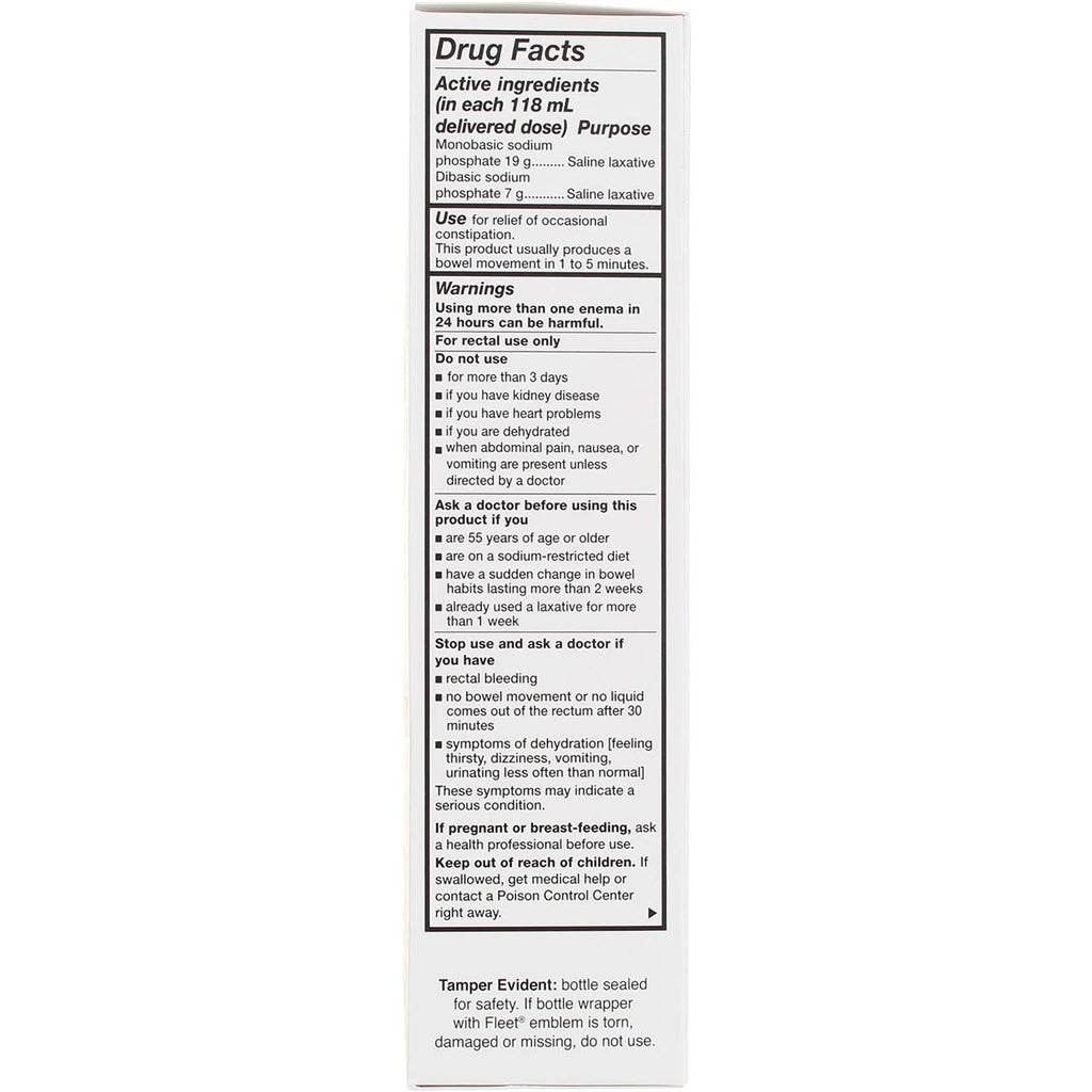 Fleet Saline Enema - Twin Pack (4.5 fl oz)