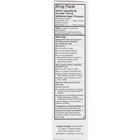 Fleet Saline Enema - Twin Pack (4.5 fl oz)