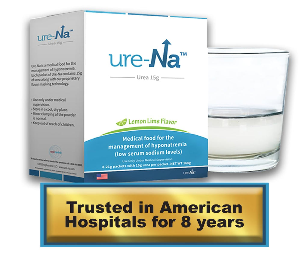 ure-Na USP Urea 15g Natural Lemon Lime Flavor for Low Sodium.