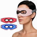 LOY | CEL Under Eye Red Light Therapy Device, Reusable Silicone LED Eye Mask Patches for Dark Circles, Puffy Eyes, Bags & Wrinkl