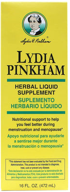Lydia pinkham liquid to feel better during menstruation and menopause - 16 oz, 3 pack