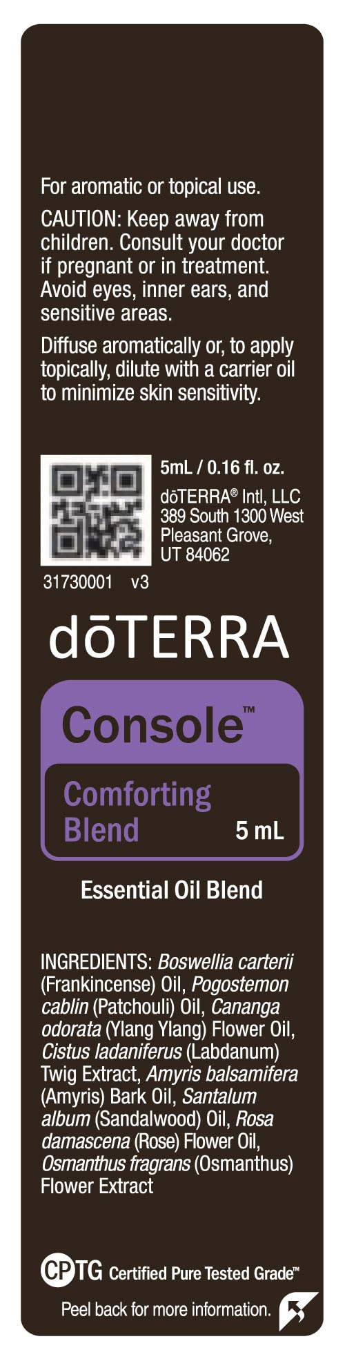 doTERRA - Console Essential Oil Comforting Blend - 5 mL