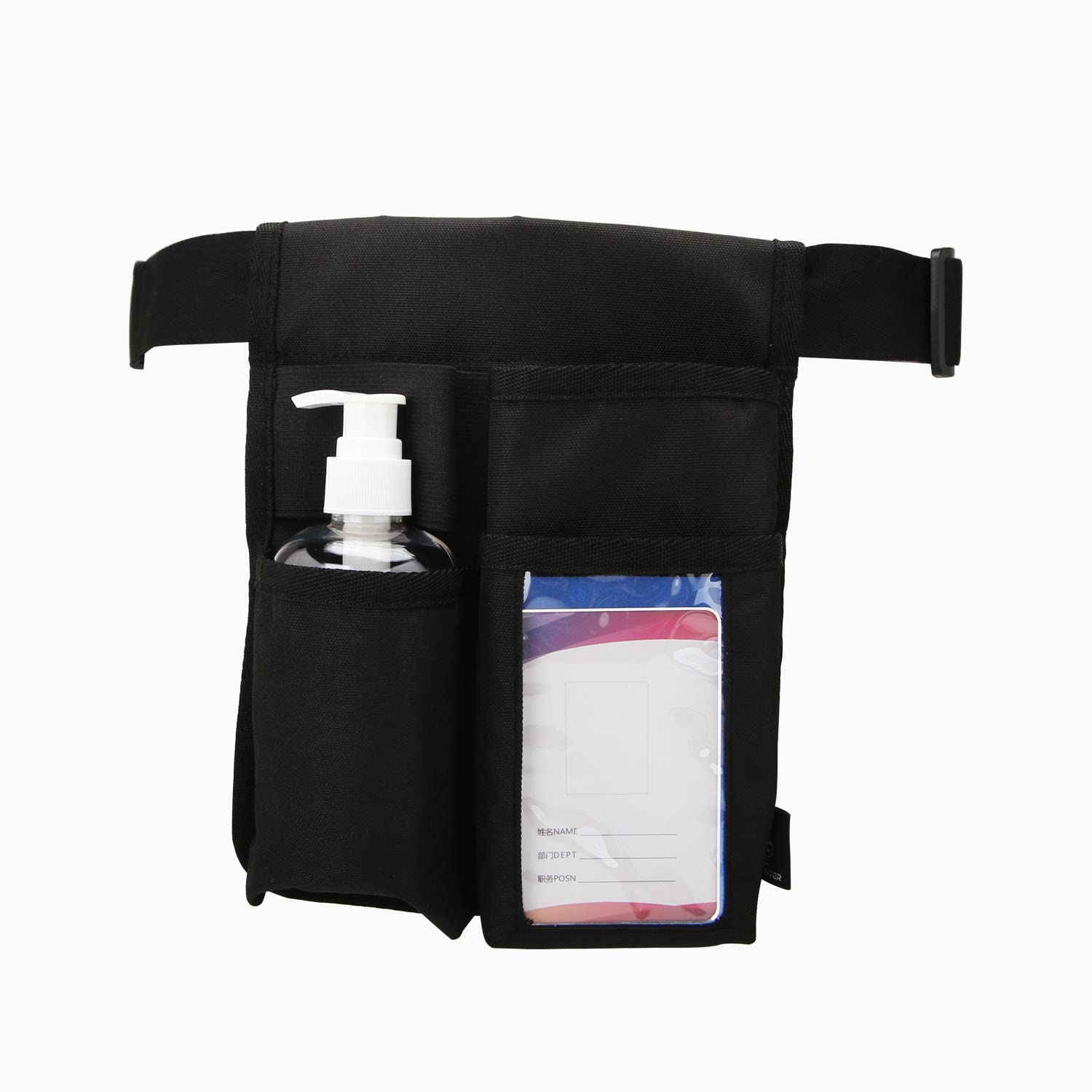 LANLAOER Massage Bottle Holster Profesional Storage Pouch Belt Comfortable Massage Oil Holster Belt Lotion Oil Waist Organizer(B