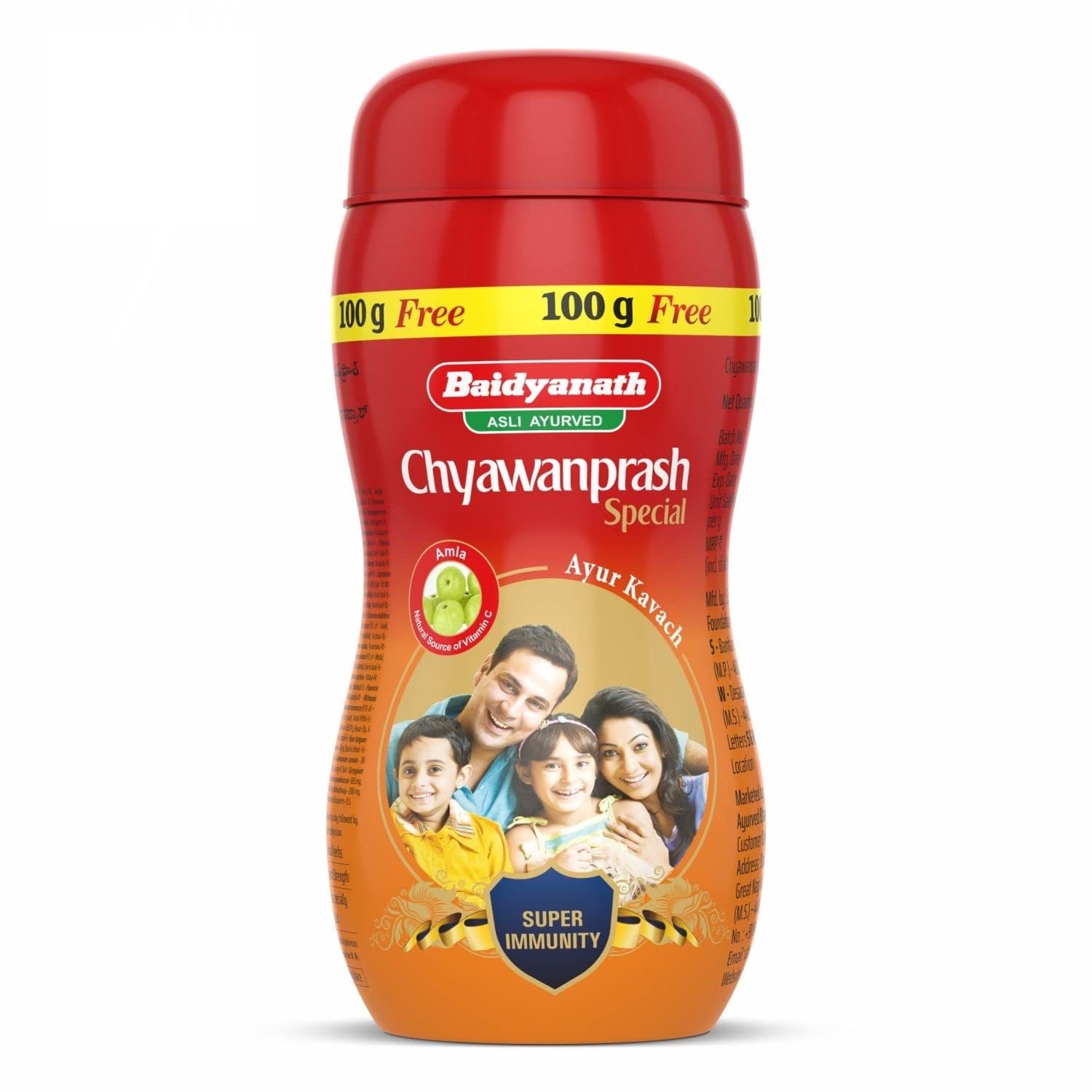 Baidyanath Asli Ayurved Chyawanprash Special, 950G + 100G Free |Natural Immunity Booster For Adults & Kids  Enriched With 47 Vi